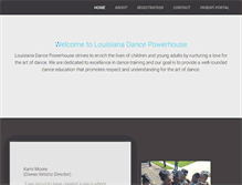 Tablet Screenshot of ladancepowerhouse.net